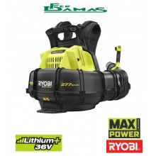 SOFFIATORE A ZAINO BRUSHLESS 36V RYOBI ART. RY36BPXB - 0 (SOLO CORPO MACCHINA)